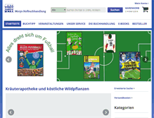 Tablet Screenshot of morys-hofbuchhandlung.de